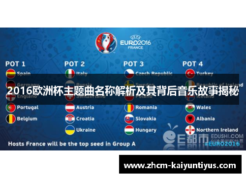 2016欧洲杯主题曲名称解析及其背后音乐故事揭秘